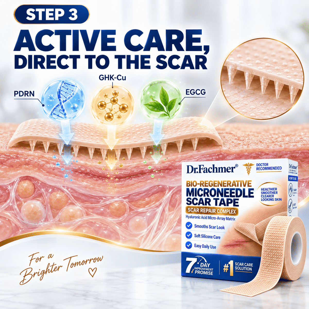 💎Dr.Fachmer® Bio-Regenerative Microneedle Scar Tape
