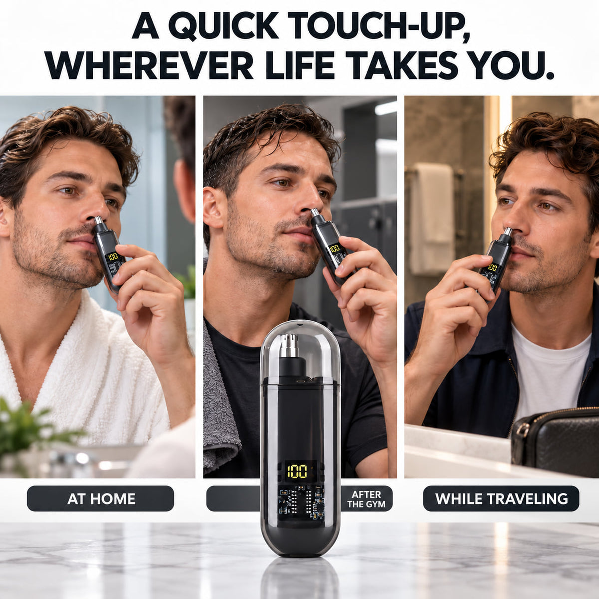 ❤️USB-C Nose Hair Trimmer