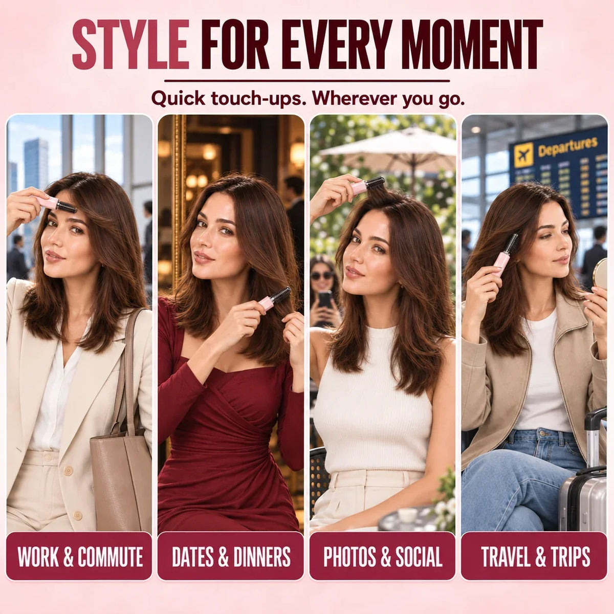 Fast Heating Curler – Mini Cordless Hair Styler