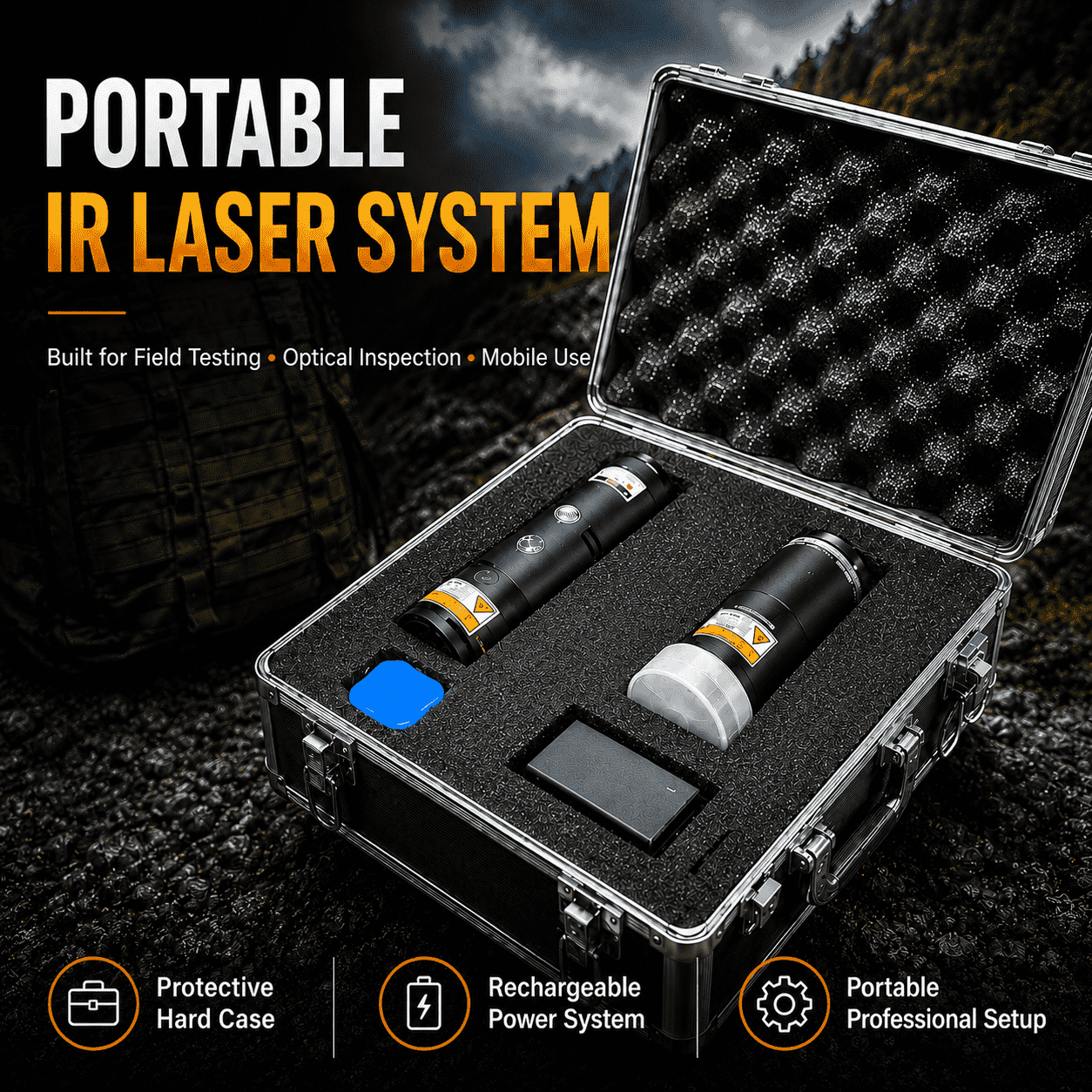 Powerful IR Laser Pointer – Long-Range Focused Beam for Outdoor & Emergency Use