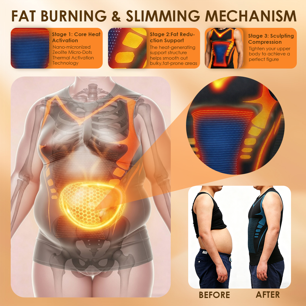 Sugoola® Moringa & Berberine 4-in-1 Microparticle Sculpting & Fat-Burning Vest💪💪💪
