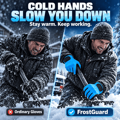 Fleece-Lined Waterproof Winter Gloves – Warm, Dry & Ready for Any Job!