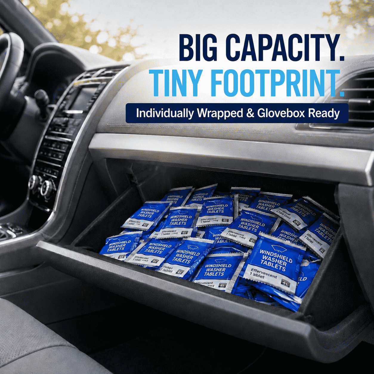 Concentrated Windscreen Washer Tablets — Just Add Water & Clean Your Windscreen✨