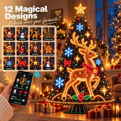 🎄Smart Animated Christmas Tree Lights — Make Your Christmas Tree Come Alive!🎅