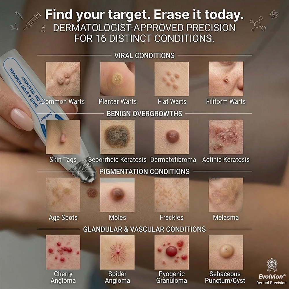 Made and Shipped from UK ✨Evolvion® 𝟕-𝐃𝒂𝘆 𝐒𝗸𝐢𝐧 𝐓𝒂𝗴 & 𝐒𝐩𝙤𝐭 𝐄𝐫𝒂𝐬𝙚𝐫 Painless & Scar-Free Advanced Imperfection Remova𝗜 Ro𝗜𝗜erba𝗜𝗜 Pen💫💫