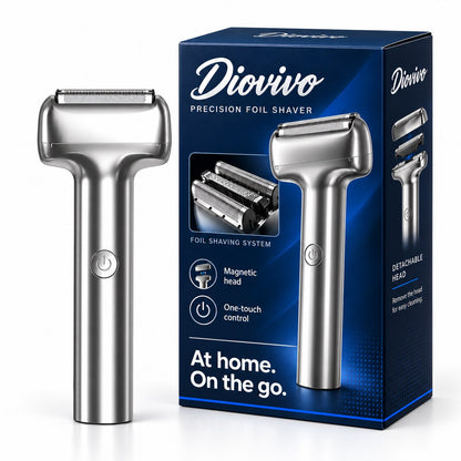 Men’s Rechargeable Foil Electric Shaver – Close Shave, Cordless & Portable, Wet & Dry 🔥