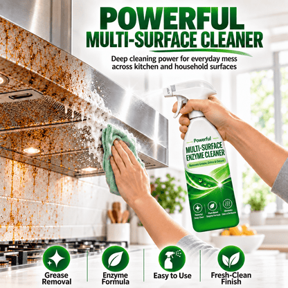 Powerful Multi-Surface Enzyme Cleaner — Removes Grease, Grime & Odours ✨