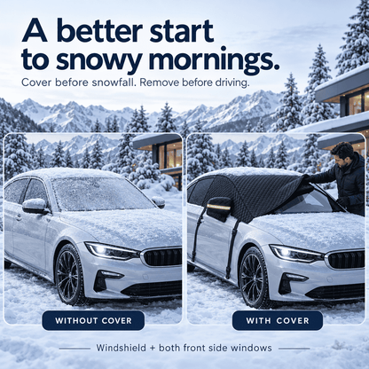 Magnetic Windshield Protector – Snow, Ice & All-Weather Car Cover