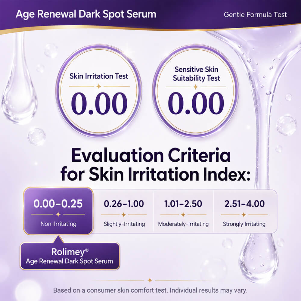 ✨ Rolimey® Age Renewal Dark Spot Serum — Infused with 10% Niacinamide, Tranexamic Acid & Hyaluronic Acid for Brighter, Smoother-Looking Mature Skin 🍀🍀