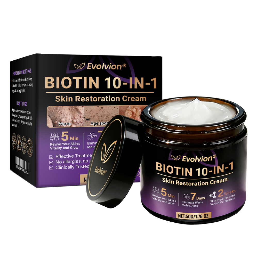 Made and Shipped from UK ✨Evolvion® Biotin 10-in-1 Skin Restoration Cream ☘️☘️☘️