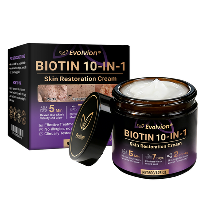 Made and Shipped from UK ✨Evolvion® Biotin 10-in-1 Skin Restoration Cream ☘️☘️☘️