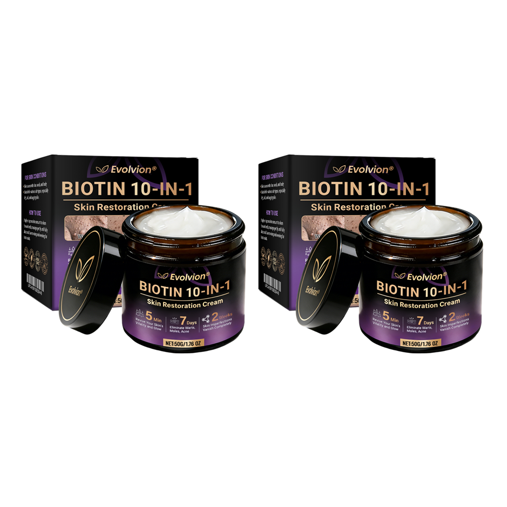 Made and Shipped from UK ✨Evolvion® Biotin 10-in-1 Skin Restoration Cream ☘️☘️☘️