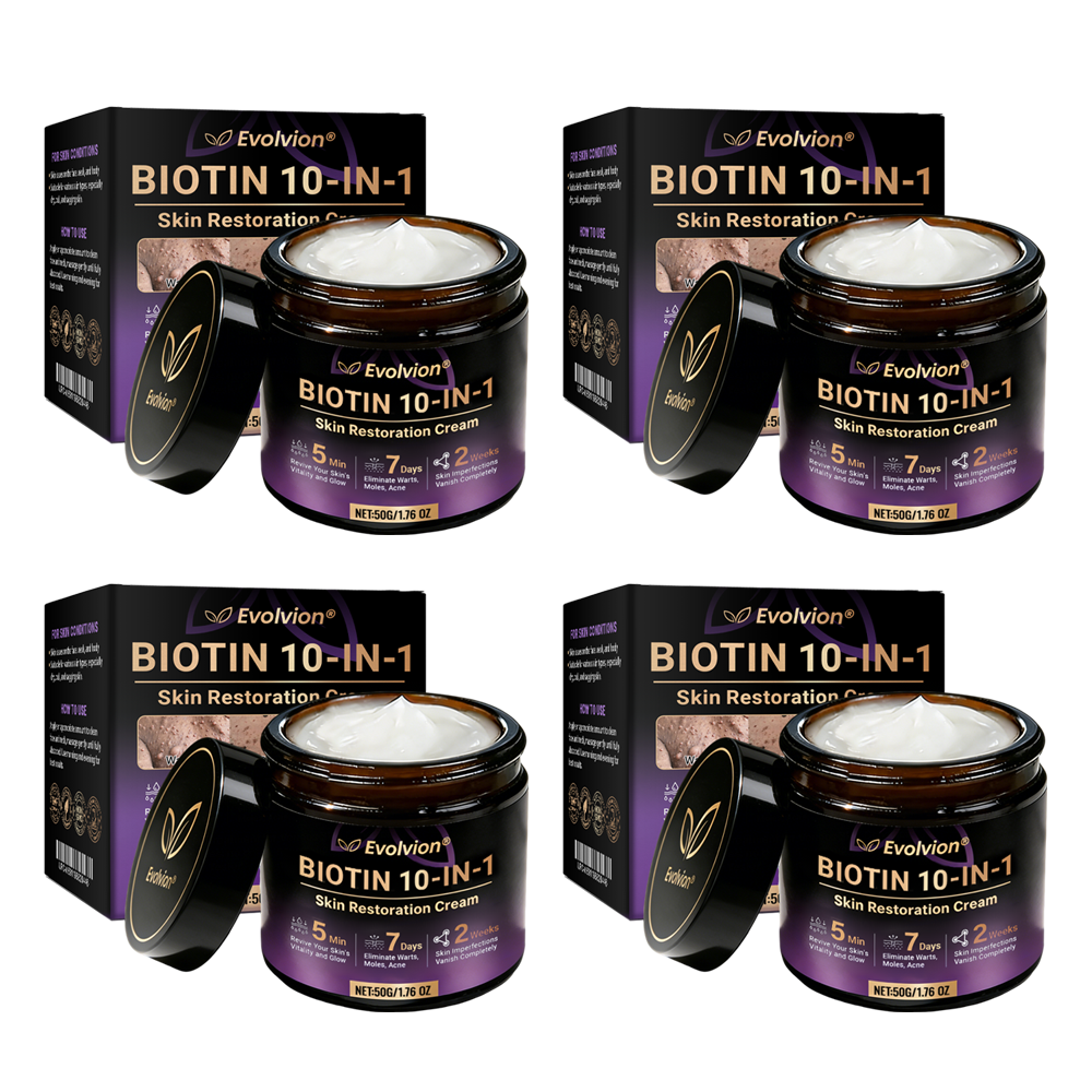Made and Shipped from UK ✨Evolvion® Biotin 10-in-1 Skin Restoration Cream ☘️☘️☘️