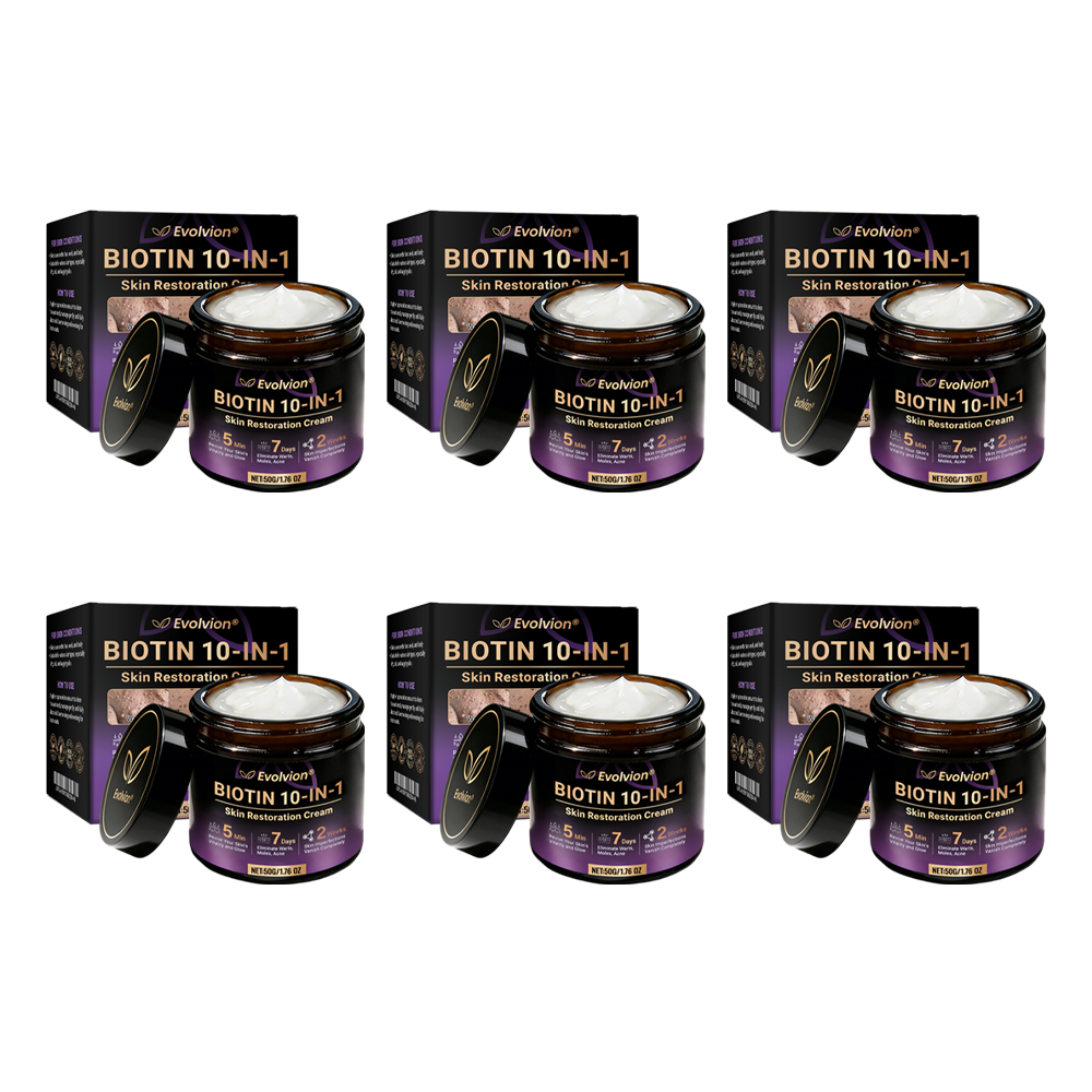 Made and Shipped from UK ✨Evolvion® Biotin 10-in-1 Skin Restoration Cream ☘️☘️☘️