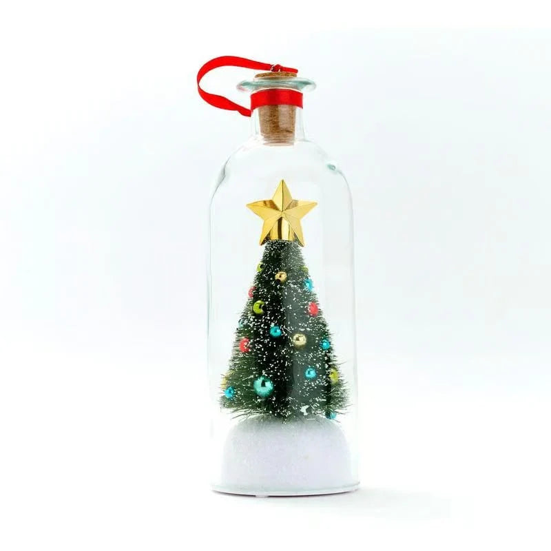 Mr. Christmas 8" Recordable Christmas Tree Message In A Bottle