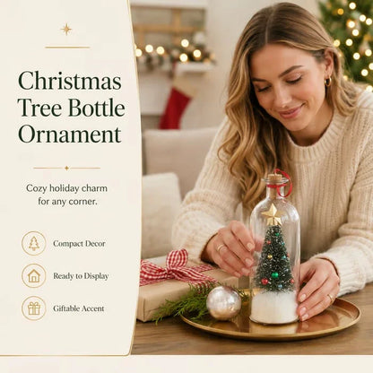 Mr. Christmas 8" Recordable Christmas Tree Message In A Bottle