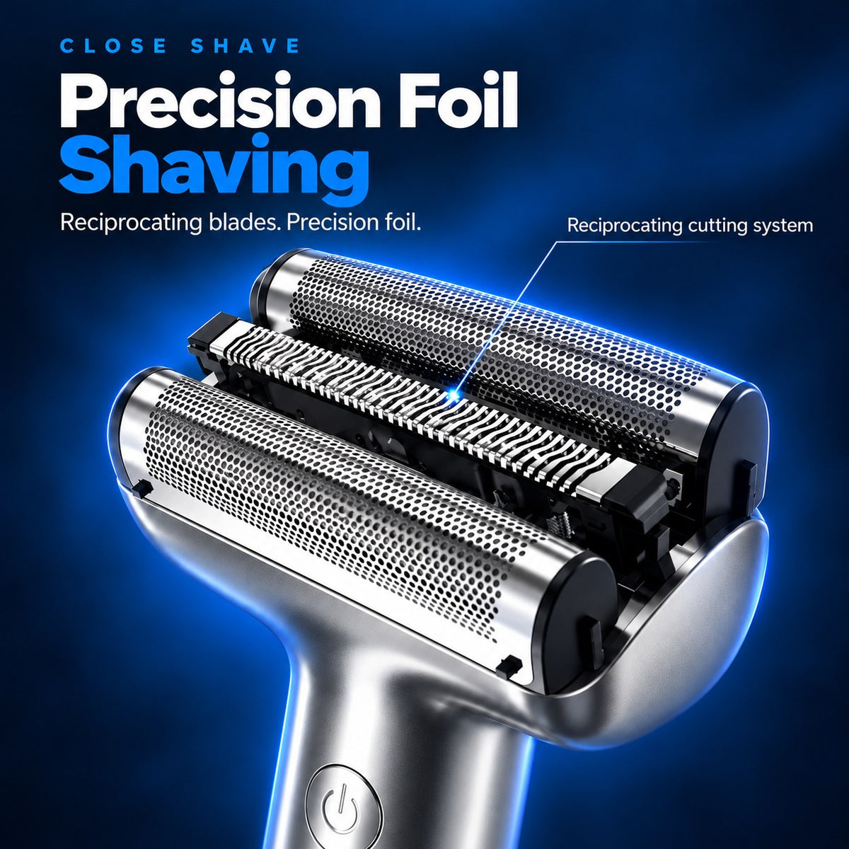 Men’s Rechargeable Foil Electric Shaver – Close Shave, Cordless & Portable, Wet & Dry 🔥