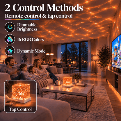 Dynamic 16-Color Ocean Wave Mood Light — Transform Any Room Into A Magical Space