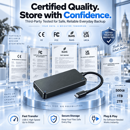 🏆 2026’s Most Popular Portable SSD — Premium Type-C Mini Storage | 500GB / 1TB / 2TB