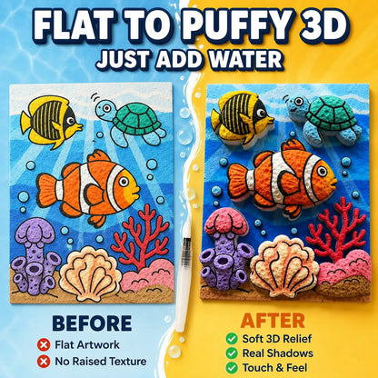 IEY® 3D Puffy Texture Paper🌿
