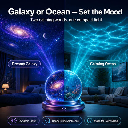🔮Night Light Projector - Smart Holographic Star Projector✨