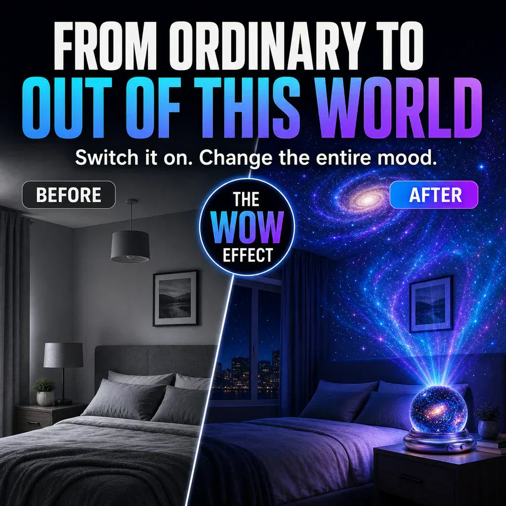 🔮Night Light Projector - Smart Holographic Star Projector✨